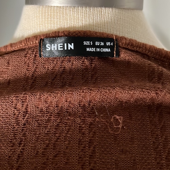 Shein Crop Tee Sz Small - Picture 5 of 5